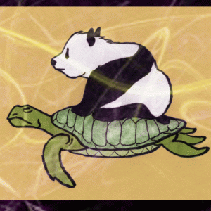 PandaonaTurtle.gif